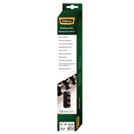 8mm Plastic Binding Combs - Black